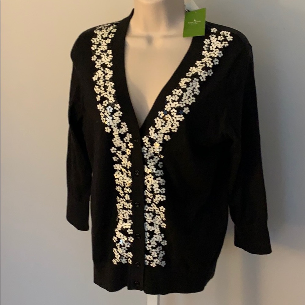 NWT Kate Spade Embellished Kati Cardigan size: M
